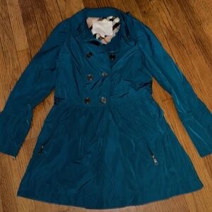 Authentic Burberry rain coat- girls 12- excellent condition